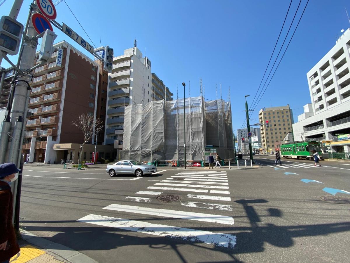 M88303スーペリアルーム最大7名 東本願寺駅前 すすきのエリア 観光食事好立地 Apartment Sapporo Exterior photo